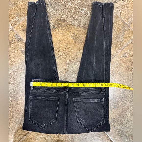 All Saints Mast Twisted Skinny Jeans. Washed black. Size 28w - Picture 3 of 6